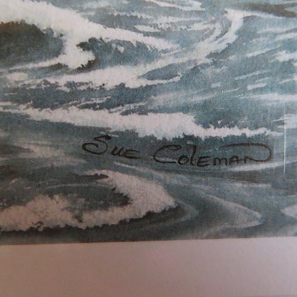 Sue COLEMAN Twin CROSSING Sealed Blank Card with Envelope Bear Cubs (989) - Picture 2 of 4